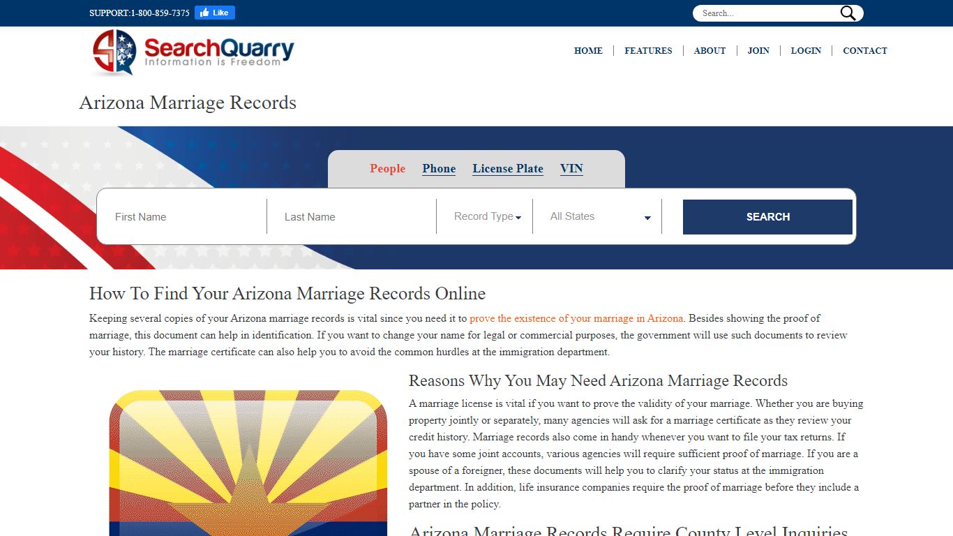 Free Arizona Marriage Records | Enter a Name & View Marriage Records